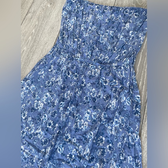 Floral Bandeau Maxi Dress, Size 14 - Picture 2 of 7